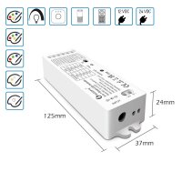 LED Controller ZigBee 3.0 Pro+ 5 in 1 Steuergerät Dimmer einfarbig, CCT, RGB, RGBW, RGBCCT