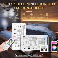Gledopto GL-C-002P 3A/CH ZigBee Pro Ultra Dünner Mini 5-IN-1 LED Controller - LEDLumi Shop