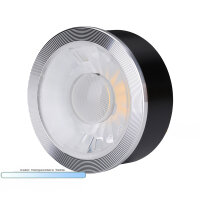 LEDlumi 24V 6W Single Cool White LED Spot Linse flach...